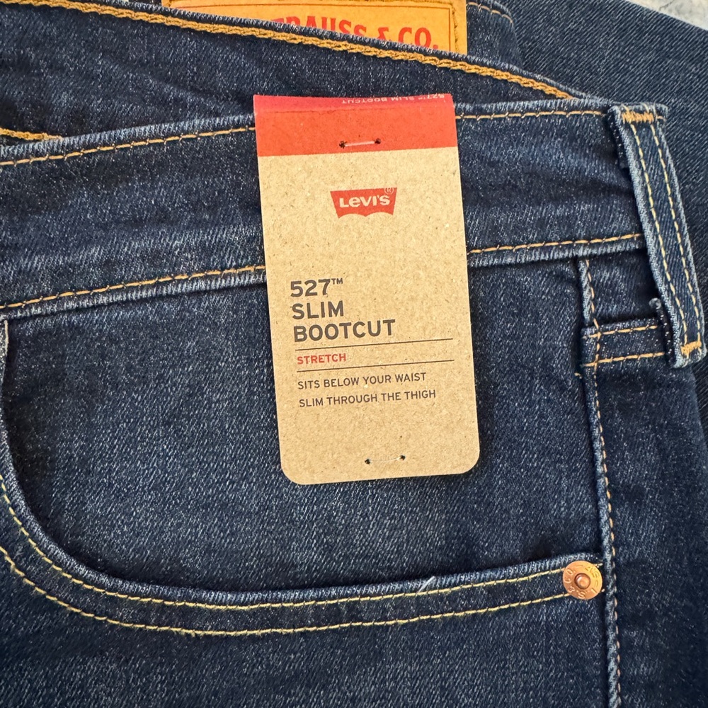 527™ Slim Bootcut Men's Jeans W34 NWT Levi's - Picture 5 of 5